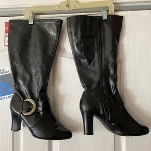 Black boots 9w
